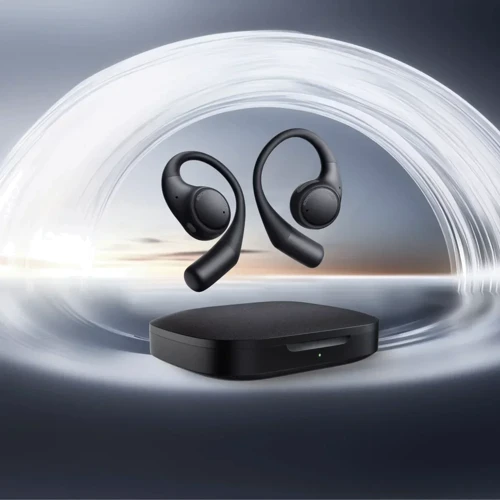 Навушники Honor Earbuds Open Black: Додатково сенсорне управління, вологозахист, TWS навушники