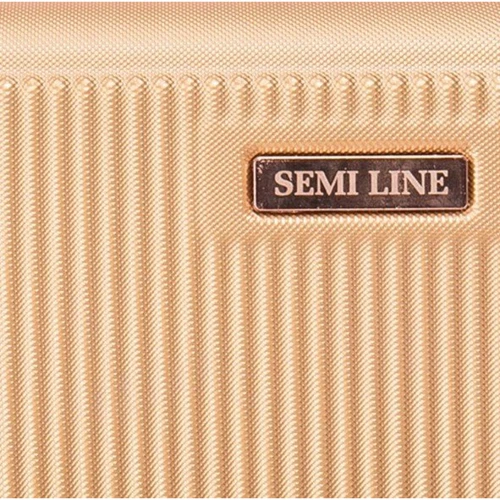 Бьюти-кейс Semi Line 4.5L Gold золотой (T5663-1): Материал Пластик