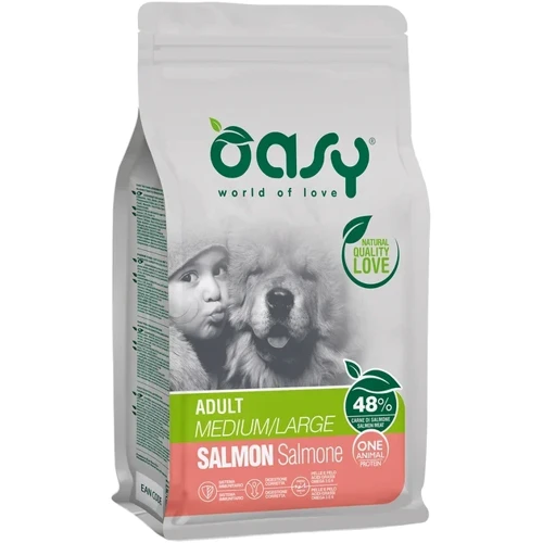 Сухой корм для собак Oasy OAP ADULT Medium/Large лосось 2.5 кг (8053017348612)