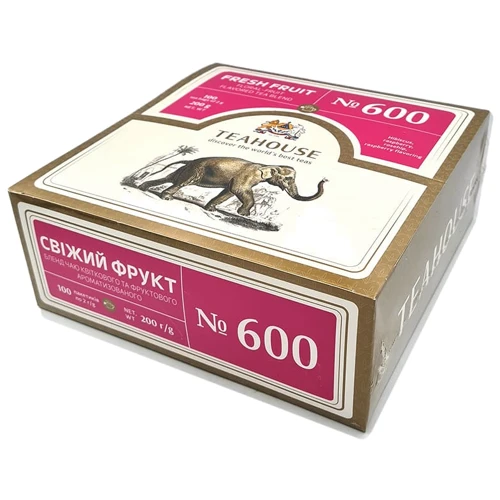 Чай Teahouse Свежий фрукт №600 в саше 100х2 г фото 1