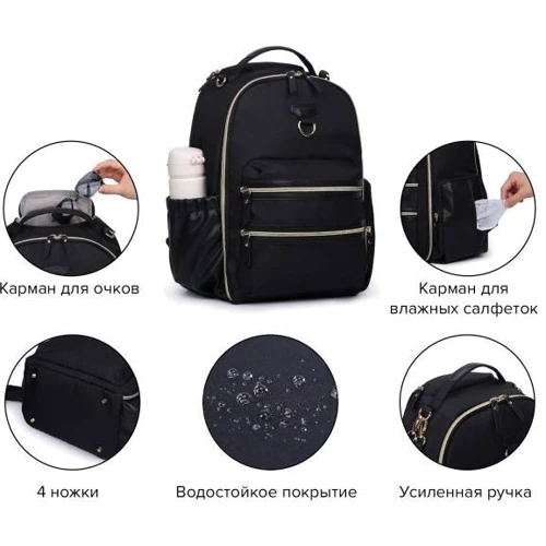 Рюкзак для мамы Mommore черный (MM3101305A001)