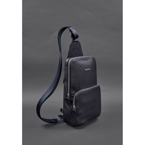 Мужская сумка-слинг BlankNote Blackwood синяя (BN-BAG-49-bw-navy): Страна производитель Украина