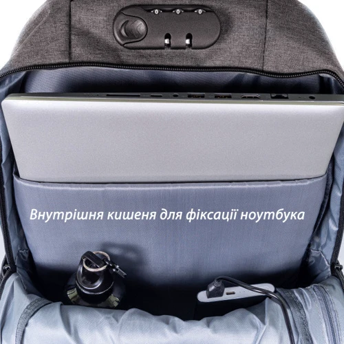 Сумка для ноутбука Grand-X 15.6 "Grey (RS-425G): Колір сірий