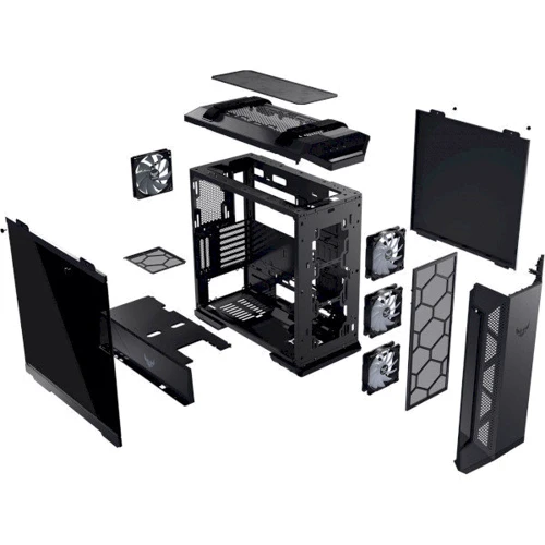 Корпус Asus GT501 TUF Gaming Black: Назначение игровой