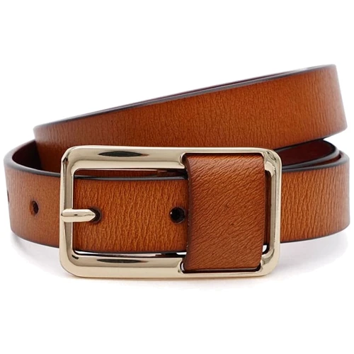 Жіночий ремінь Borsa Leather коричневий (CV18011c-brown)