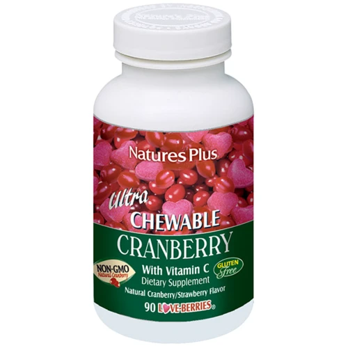 Natures Plus Ultra Chewable Cranberry 90 tabs Ультра журавлина