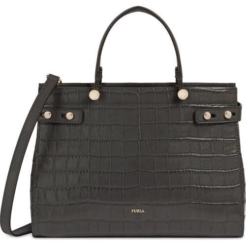 Женская сумка тоут Furla Lady M темно-серая (1033882)