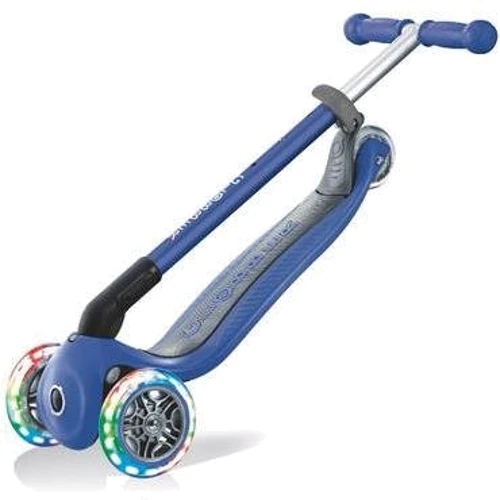 Самокат GLOBBER серії PRIMO FOLDABLE LIGHTS, синій, колеса з підсвічуванням, до 50кг, 3+ (432-100-2): Кількість коліс 3