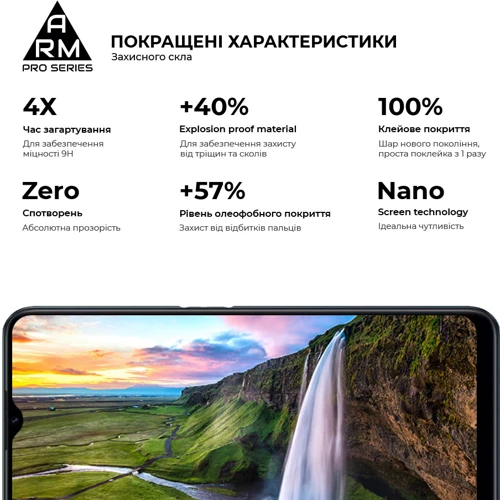 Аксессуар для смартфона ArmorStandart Tempered Glass Pro Black for Realme C31 / C35 (ARM61475) фото 6