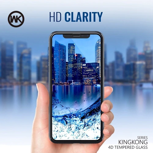 Защитное стекло для iPhone WK Tempered Glass Kingkong 4D Curved Black (WTP-010) for iPhone 11 Pro Max/iPhone Xs Max: Тип защиты экрана на экран