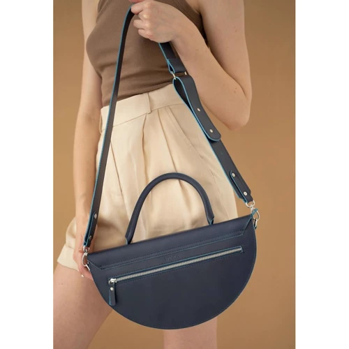 Женская сумка через плечо Сhris maxi темно-синяя (TW-Chris-max-navy-blue): Тип Сумки
