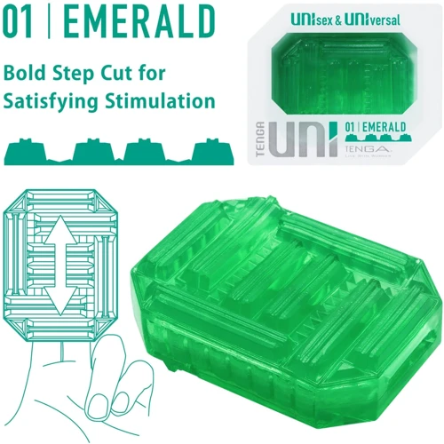 Стимулятор для эрогенных зон Tenga UNI Emerald