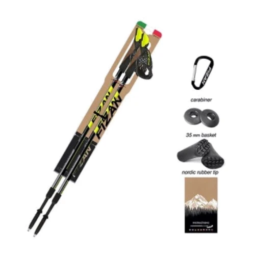 Трекінгова палиця Fizan S_23 Nordic Walking S20 7522 NW SPEED YELLOW: Довжина 75-125 см