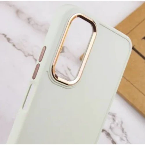 Чехол для телефонов TPU Case Bonbon Metal Style White for Samsung A145 Galaxy A14 4G/A146 Galaxy A14 5G: Цвет белый