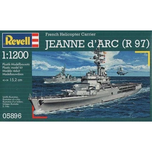 Модель Revell Крейсер-вертолетоносец Jeanne dArc (R97) 1:1200 (5896)