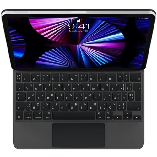 Аксессуар для iPad Apple Magic Keyboard for iPad Pro 11-inch (3rd generation) / iPad Air (5th generation) / iPad Air 11 2025 - Black - Ukrainian (MXQT2UA/A): Тип аксессуара чехол