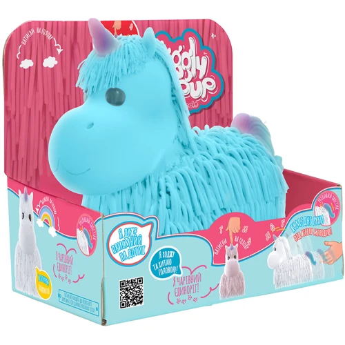 Интерактивная игрушка JIGGLY PUP - Волшебный единорог (голубой) JP002-WB-BL: Тип животное