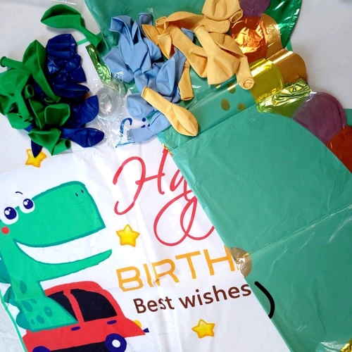 Украшение помещений Фотозона из воздушных шаров T-8612 Happy birthday Little Baby фото 1