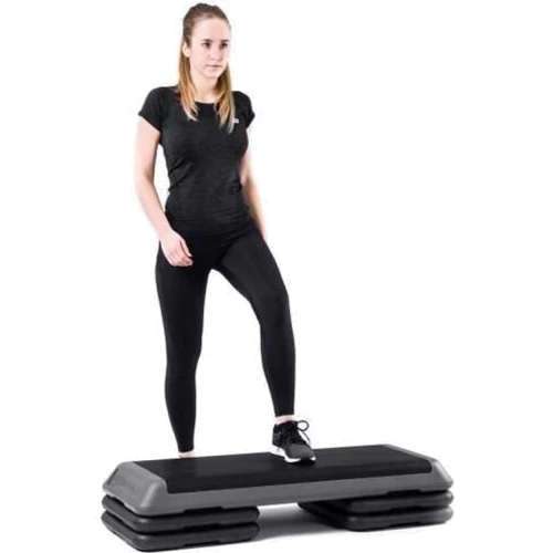 Степ платформа и балансировочная платформа Hop-Sport Professional серая: Вид Степ-платформа