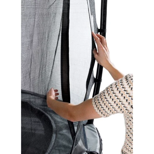 Батут EXIT Elegant Premium 427cm grey (Нидерланды): Особенности защитная сетка в комплекте