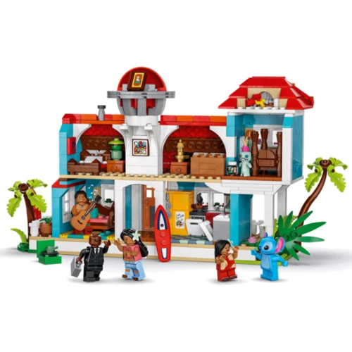 Конструктор LEGO Disney Classic Пляжний будиночок Ліло та Стіч 834 елемента (43268): Рекомендований вік от 9 лет