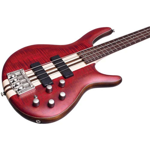 Бас-гитара CORT A4 Plus FMMH (Open Pore Black Cherry)