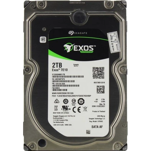 Внутренний жесткий диск Seagate Exos 7E10 2TB (ST2000NM017B): Форм-фактор 3.5"