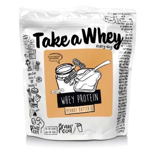 Протеїн Take-a-Whey Whey Protein 900 g /32 servings/ Peanut Butter