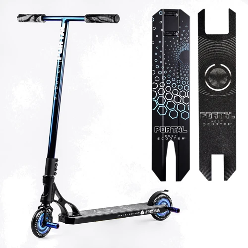 Самокат трюковий Best Scooter Portal Black and blue (114052) фото 9
