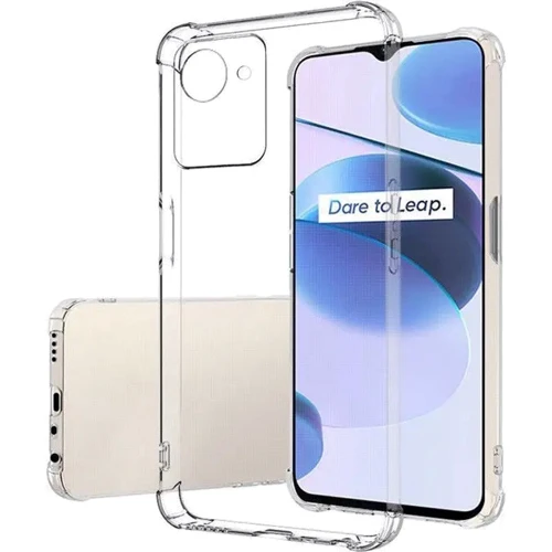 Чехол для телефонов TPU Case GETMAN Ease logo Full Camera Transparent for Realme C30s: Материал TPU (термополиуретан)