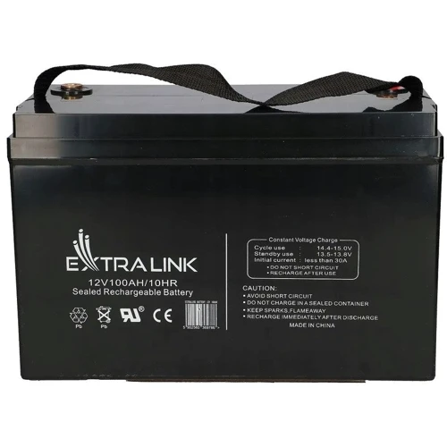 Аккумуляторная батарея ExtraLink AGM 12V 100Ah VRLA