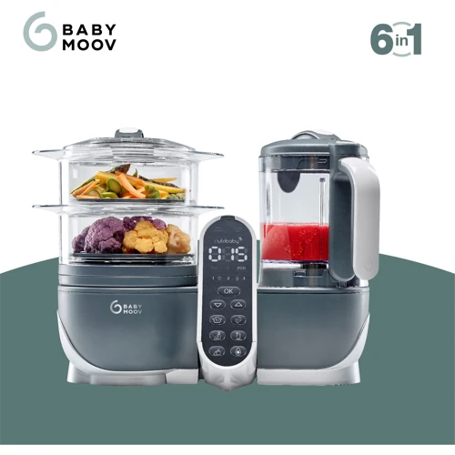 Детская пароварка-блендер Babymoov Nutribaby+ Grey (A001124)