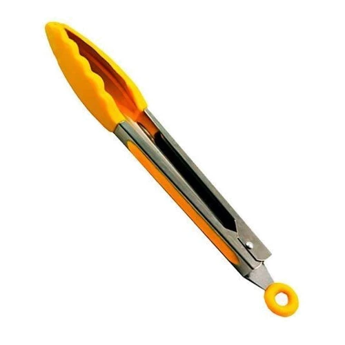 Щипці сервіровки Maestro жовті 20 см (MR1584 ж): Матеріал нержавіюча сталь / силікон