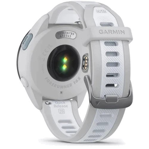 Смарт-часы Garmin Forerunner 165 Mist Grey/Whitestone (010-02863-21): Материал ремешка Силикон