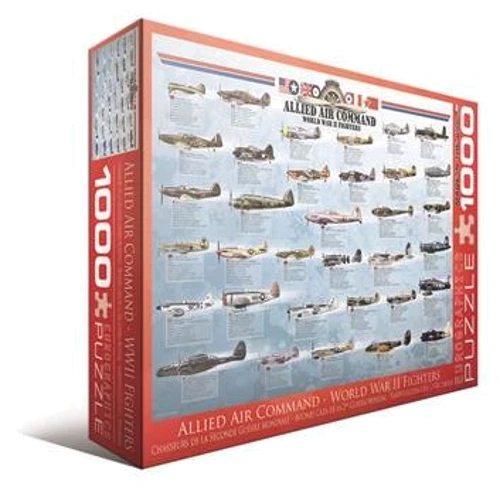 Пазл EuroGraphics "Истребители 2-й Мировой войны", 1000 элементов (6000-0379)