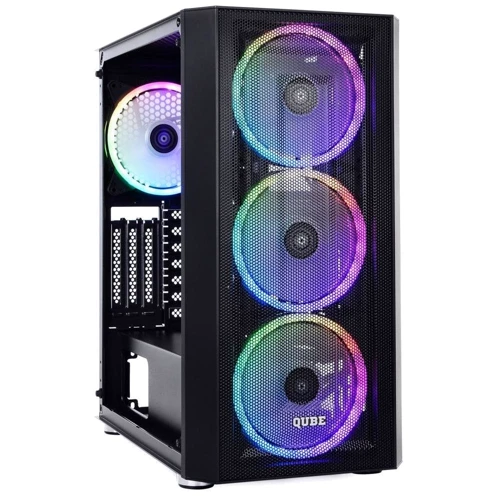 Корпус QUBE GUARD ARGB Black (GUARD_WH86ARGB): Форм-фактор материнской платы ATX/MicroATX/Mini-ITX