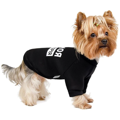 Толстовка Pet Fashion Дарю любовь за вкусняшку XS-2 черная (4823082415717): Тип Толстовки