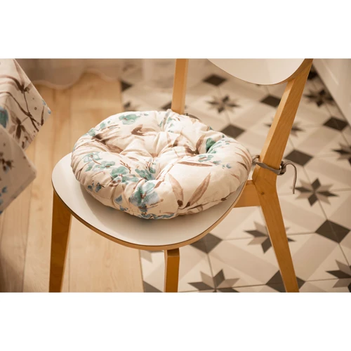 Подушка Подушка для стільця Ardesto Textiles Flower 40 см бежева (ART04PF) фото 5