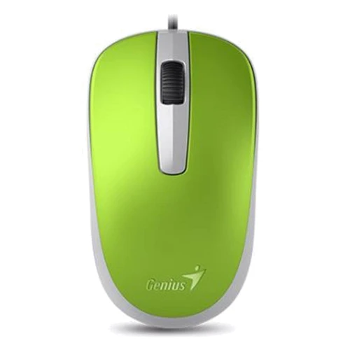 Мышь Genius DX-120 USB Green (31010105105): Интерфейс подключения проводная USB