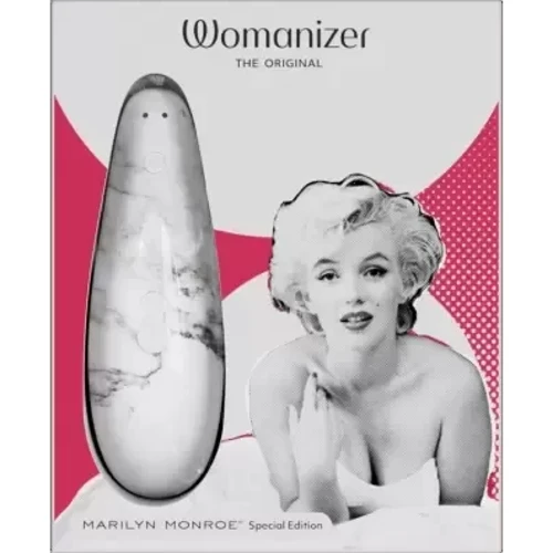 Вакуумный стимулятор Womanizer - Мarilyn Мonroe Сlassic 2 White Marble
