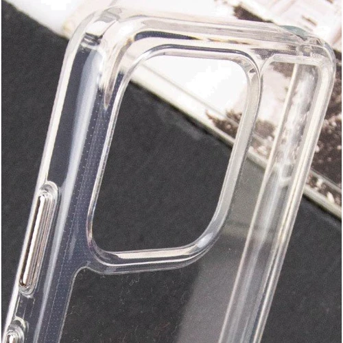 Чохол для телефона Mobile Case TPU+PC Metal Buttons Clear for Xiaomi Redmi 12C: Матеріал TPU (Термополиуретан) і полікарбонат