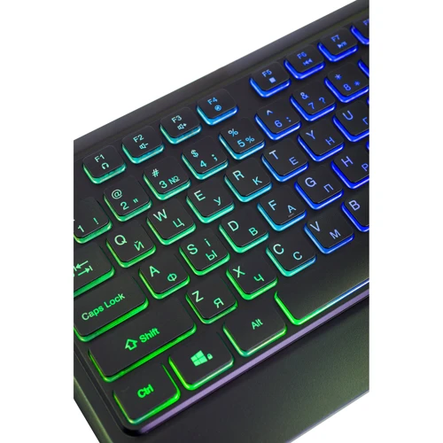 Клавиатура Ergo KB-635 USB Black (KB-635): Дополнительно подсветка клавиш