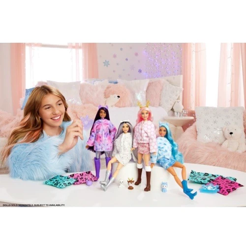 Кукла Barbie Cutie Reveal Зимний блеск в костюме оленя (HJL61) фото 9