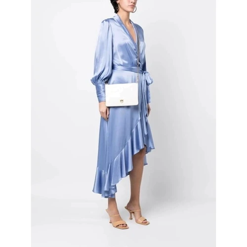 Женский клатч PINKO FLAT CLASSIC VITELLO SETA белый (100455A0F1Z14Q): Тип Клатчи