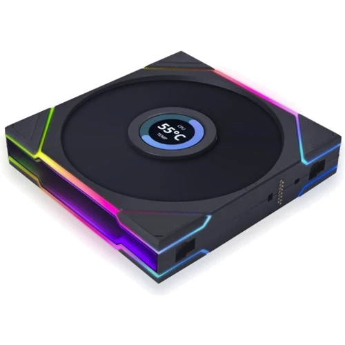 Кулер Lian Li Uni Fan TL LCD 140 Black (G99.14TLLCD1B.00): Разъем 4pin