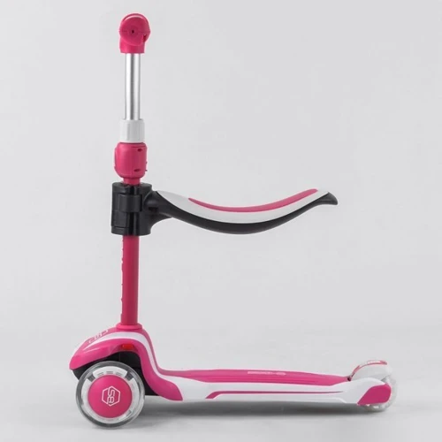Самокат Best Scooter бело-розовый (JS-41008): Тип колес литые