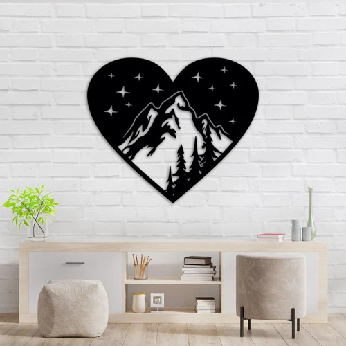 Настенный декор Деревянное панно Wortex Woods Звёздные горы 40x34 (WALL70008-40x34) фото 2