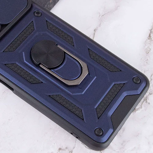 Аксесуар для смартфона Mobile Case Camshield Serge Ring Blue для Samsung A035 Galaxy A03: Тип накладка на заднюю часть