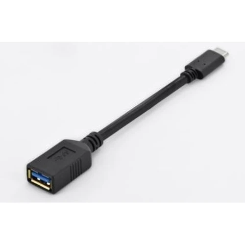 Адаптер Digitus Adapter ASSMANN USB-C to USB 3.0 OTG Black (AK-300315-001-S): Цвет черный