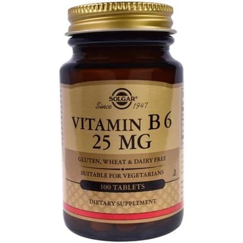 Solgar Vitamin B6 25 mg 100 Tablets